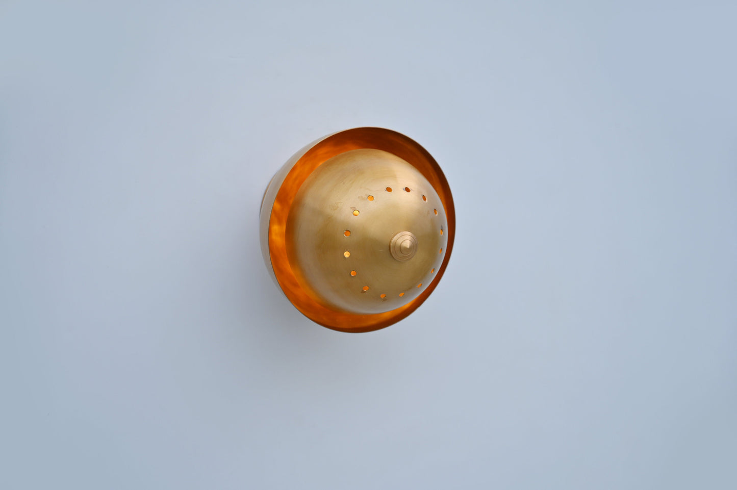 Aged Brass Pendant Light • The Pearl Pendant • Petite Pendant Light