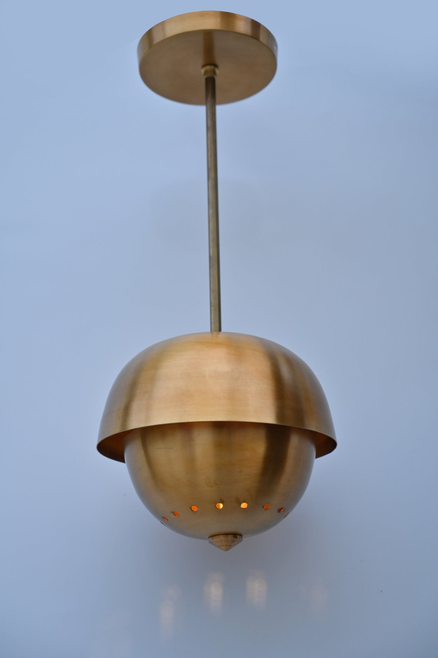 Aged Brass Pendant Light • The Pearl Pendant • Petite Pendant Light