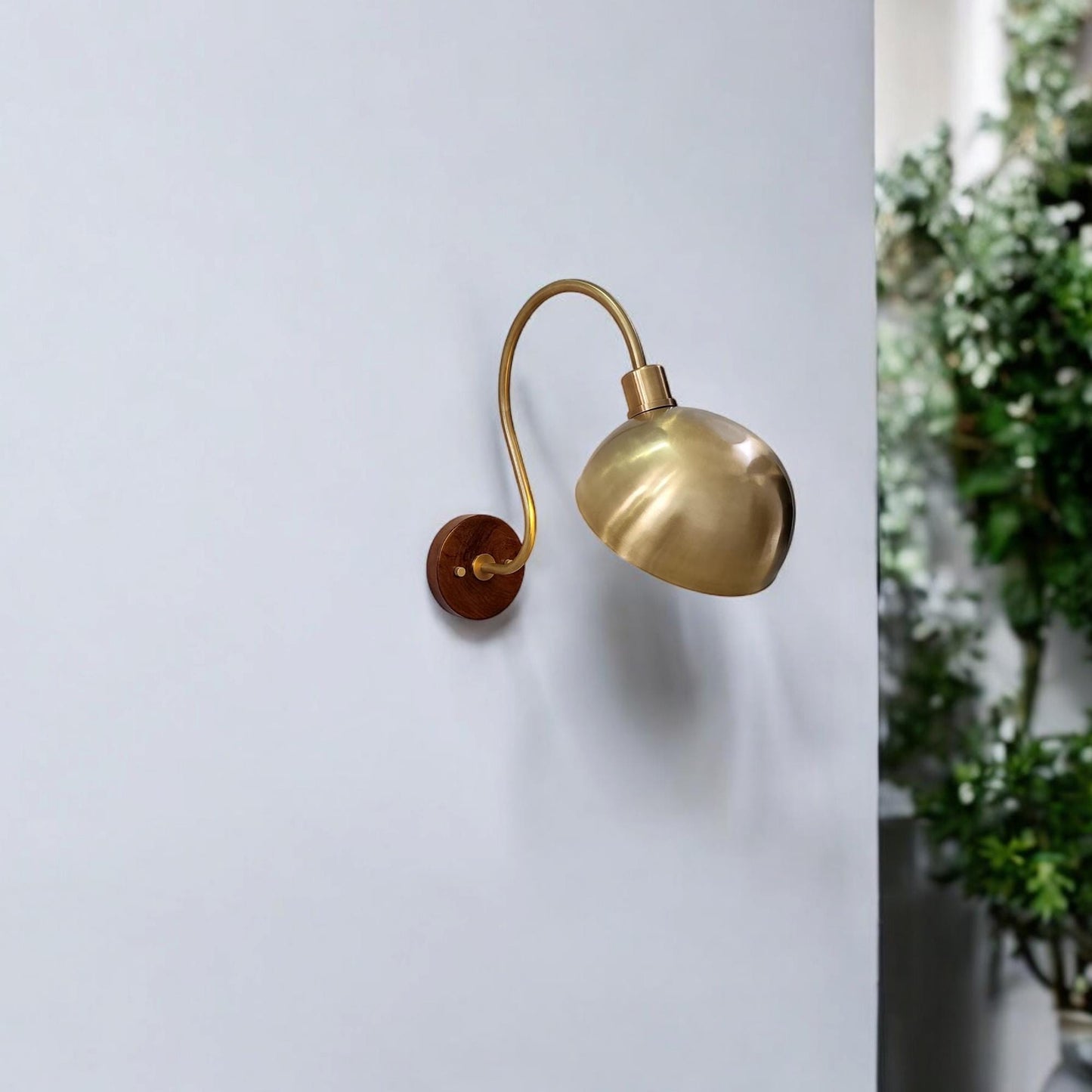 Single Light Articulated Sconce Mid-Century Modern Stilnovo Style Solid Brass Wall Sconces