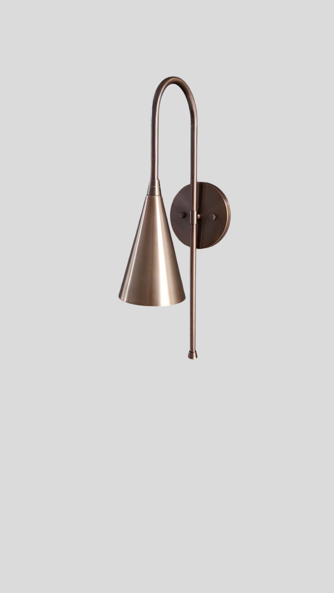 Italian Bedroom or living area wall sconces, Unique Handmade Brass Wall Sconce