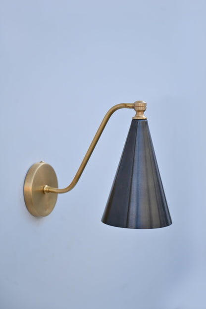 Handmade Ceramic Lamp Shade – Single Light Fixture – Boho Mid-Century Modern Decor – Earthy Textured Pottery