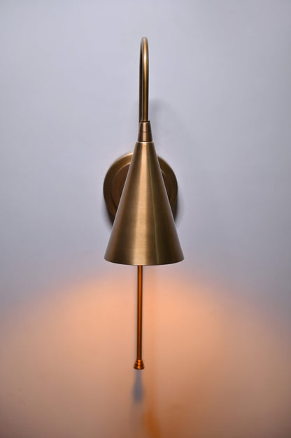 Italian Bedroom or living area wall sconces, Unique Handmade Brass Wall Sconce