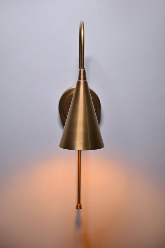 Italian Bedroom or living area wall sconces, Unique Handmade Brass Wall Sconce