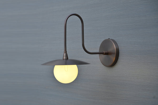 Antique Swan Neck Brass Wall Sconce For Your Home Decor