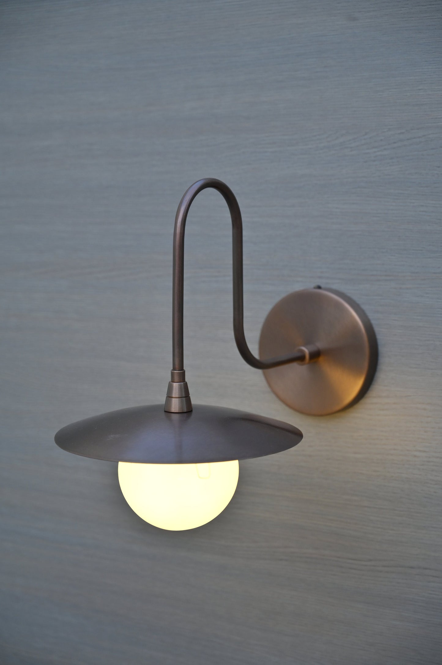 Antique Swan Neck Brass Wall Sconce For Your Home Decor