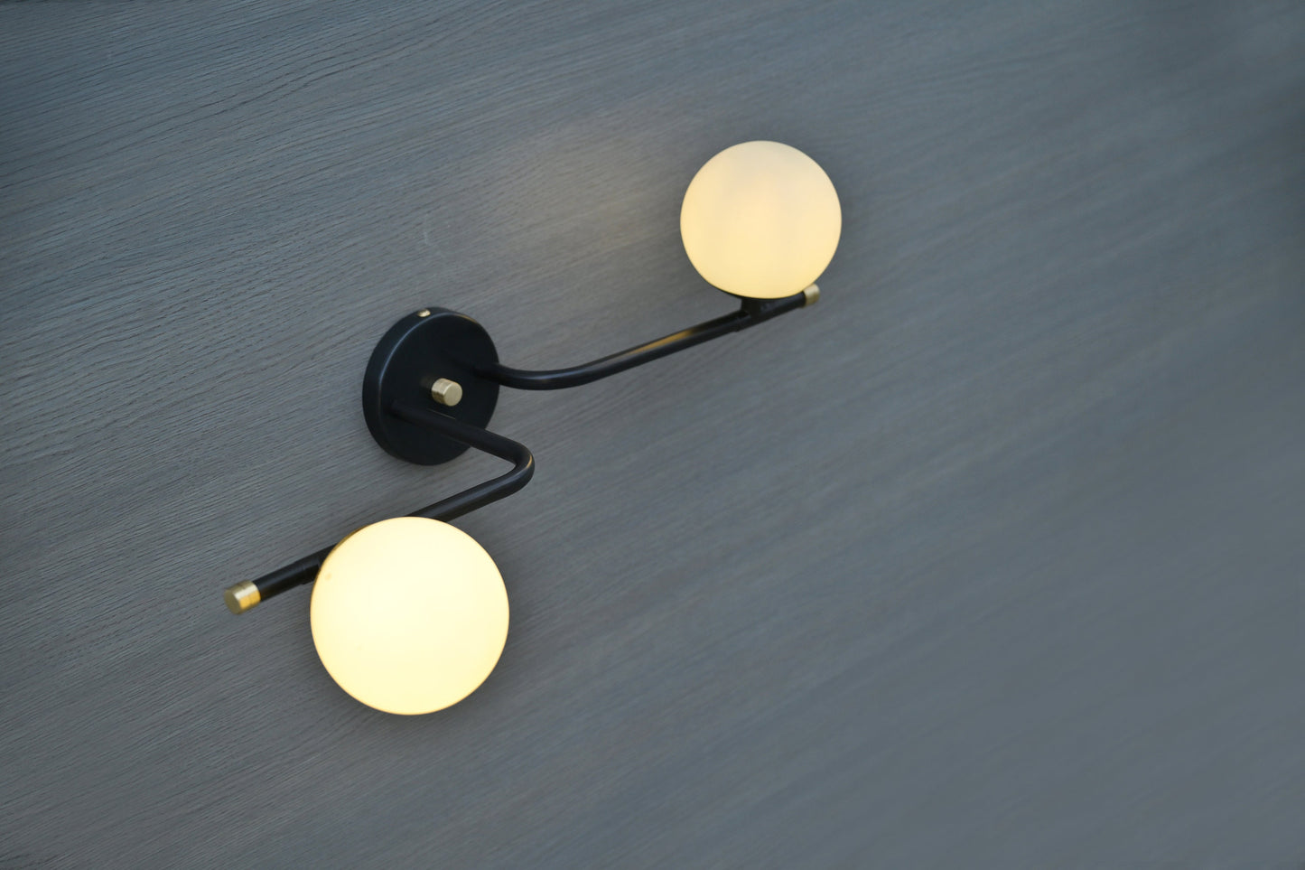 Bathroom Wall Sconce, Aged Brass Wall Light Fixture, Modern Vanity Wall Sconce, Mid Century Brass Wall Lighting