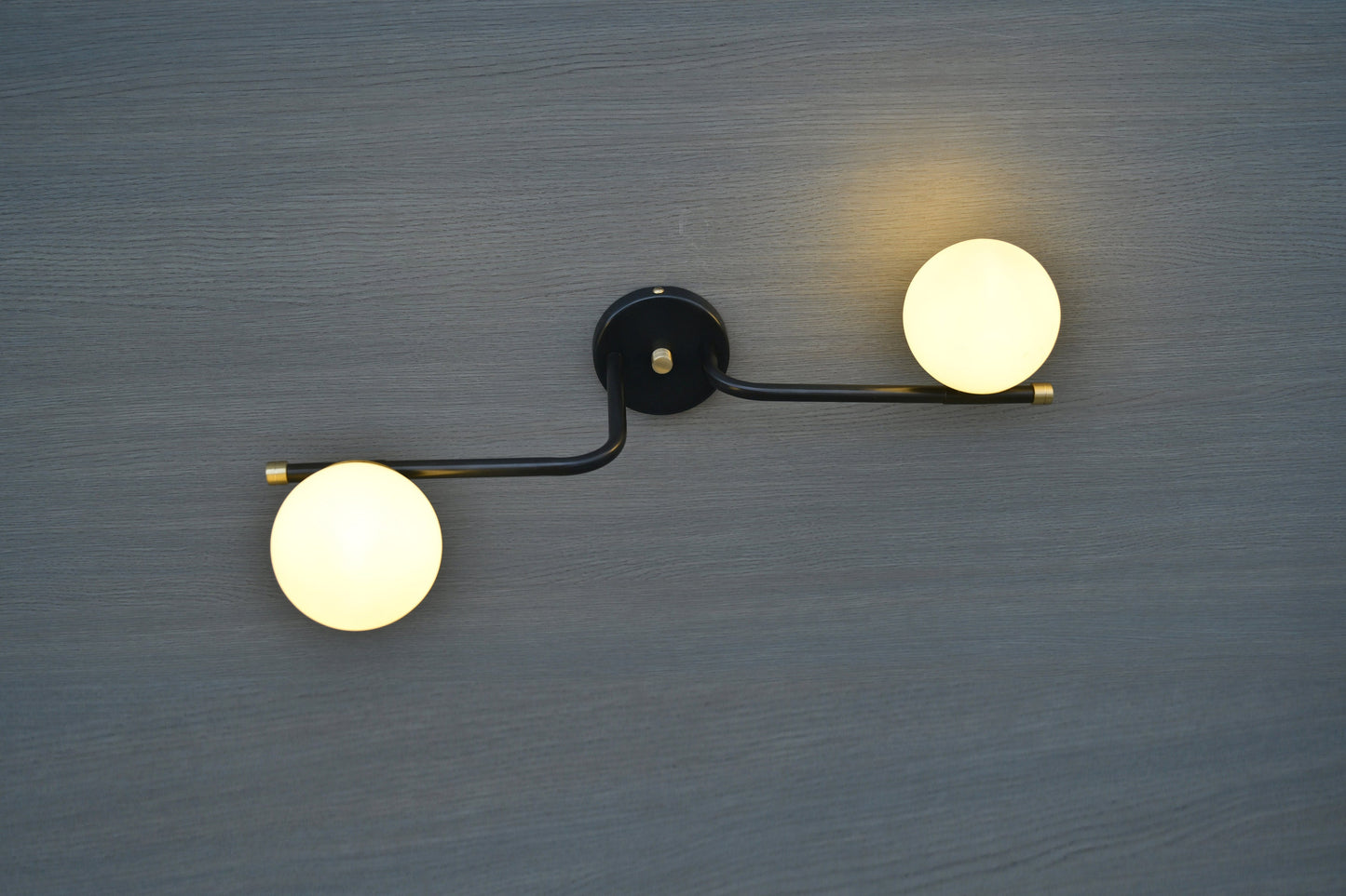 Bathroom Wall Sconce, Aged Brass Wall Light Fixture, Modern Vanity Wall Sconce, Mid Century Brass Wall Lighting