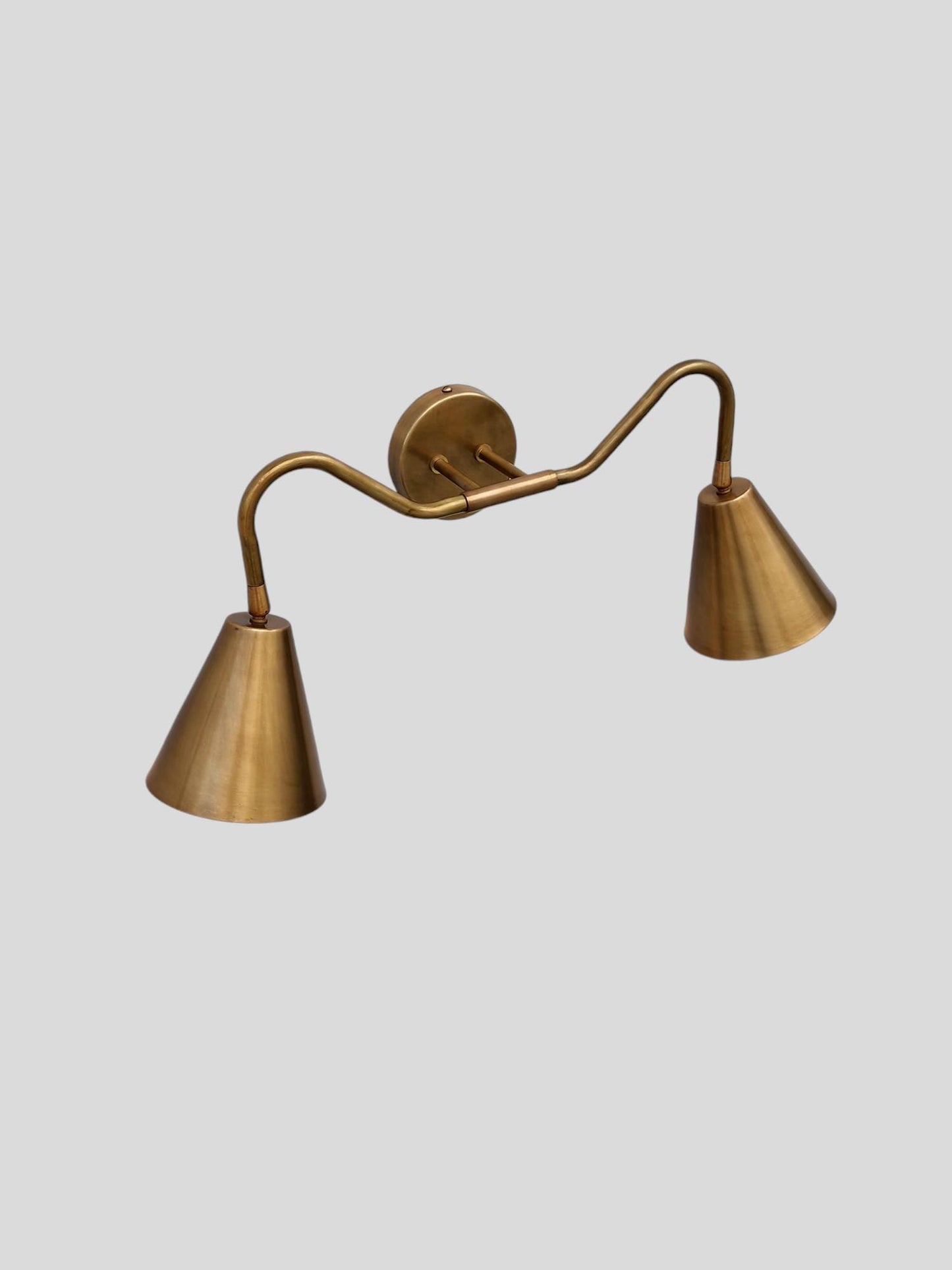 Brass Antique Double Wall Sconce, Vintage Wall Light Fixture, Farmhouse Wall Lighting, Industrial Wall Sconce, Vanity Wall Light
