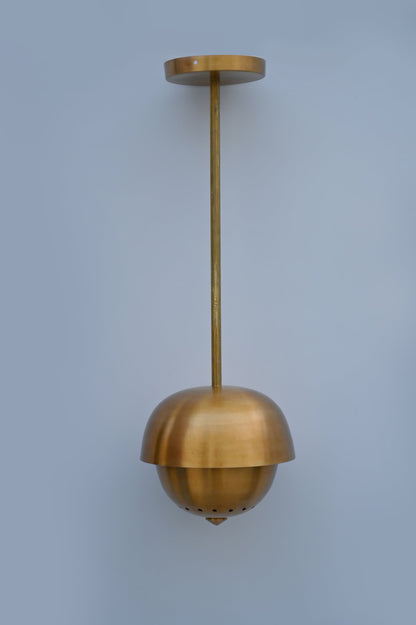 Aged Brass Pendant Light • The Pearl Pendant • Petite Pendant Light