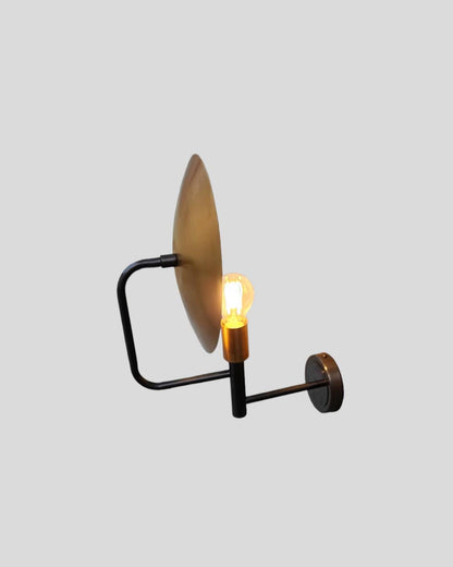 Single Light Articulated Sconce Mid-Century Modern Stilnovo Style Solid Brass Wall Lamp