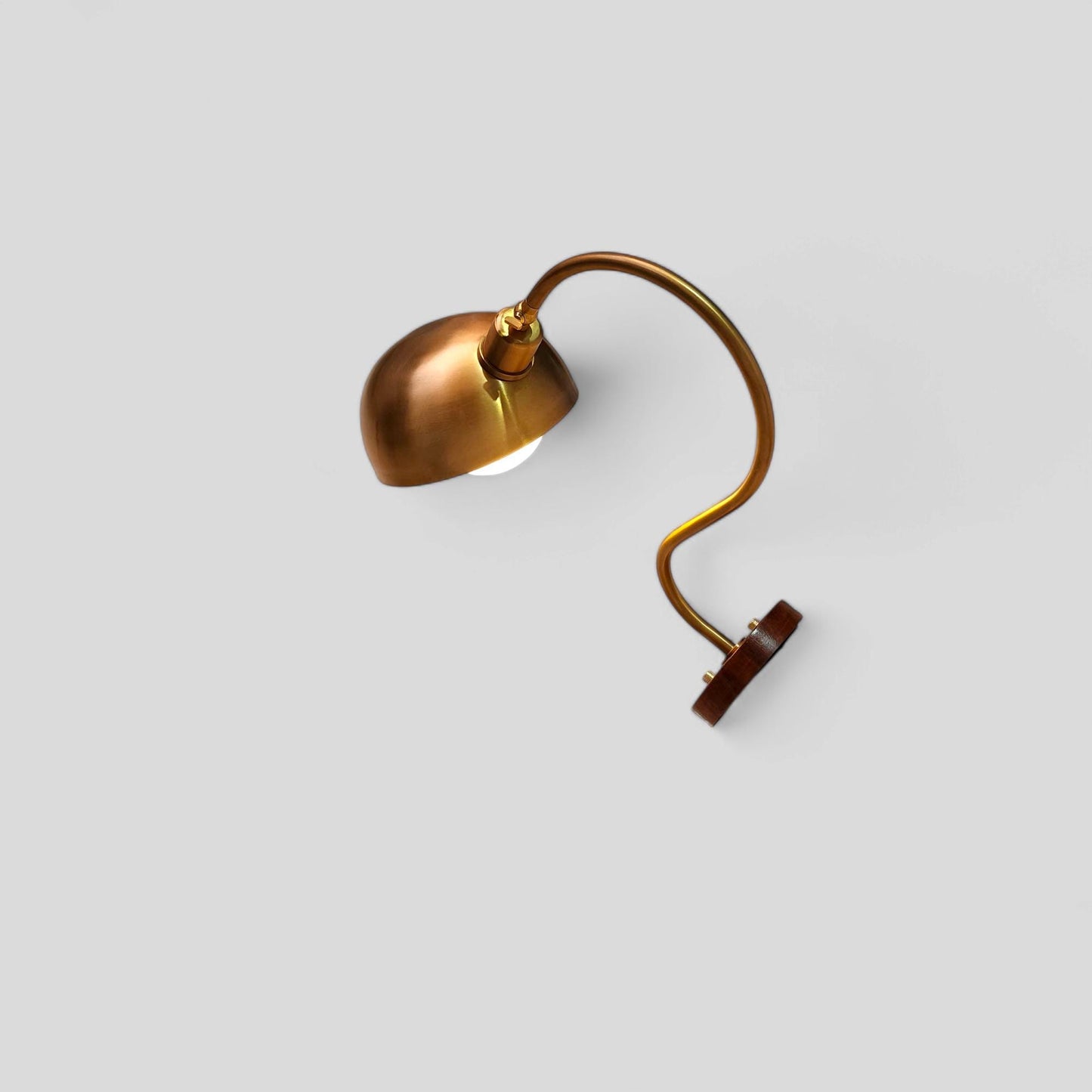 Single Light Articulated Sconce Mid-Century Modern Stilnovo Style Solid Brass Wall Sconces