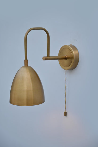 Mid Century Italian Brass Wall Sconce Light Fixture, Lobby Light, Brass Vanity Light ,Drawing Room Light