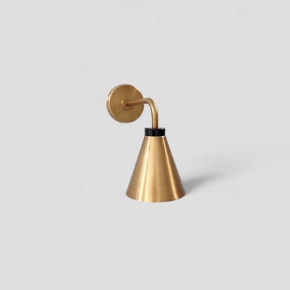 Timeless Elegance Mid-Century Brass Wall Lamp Small wall sconce