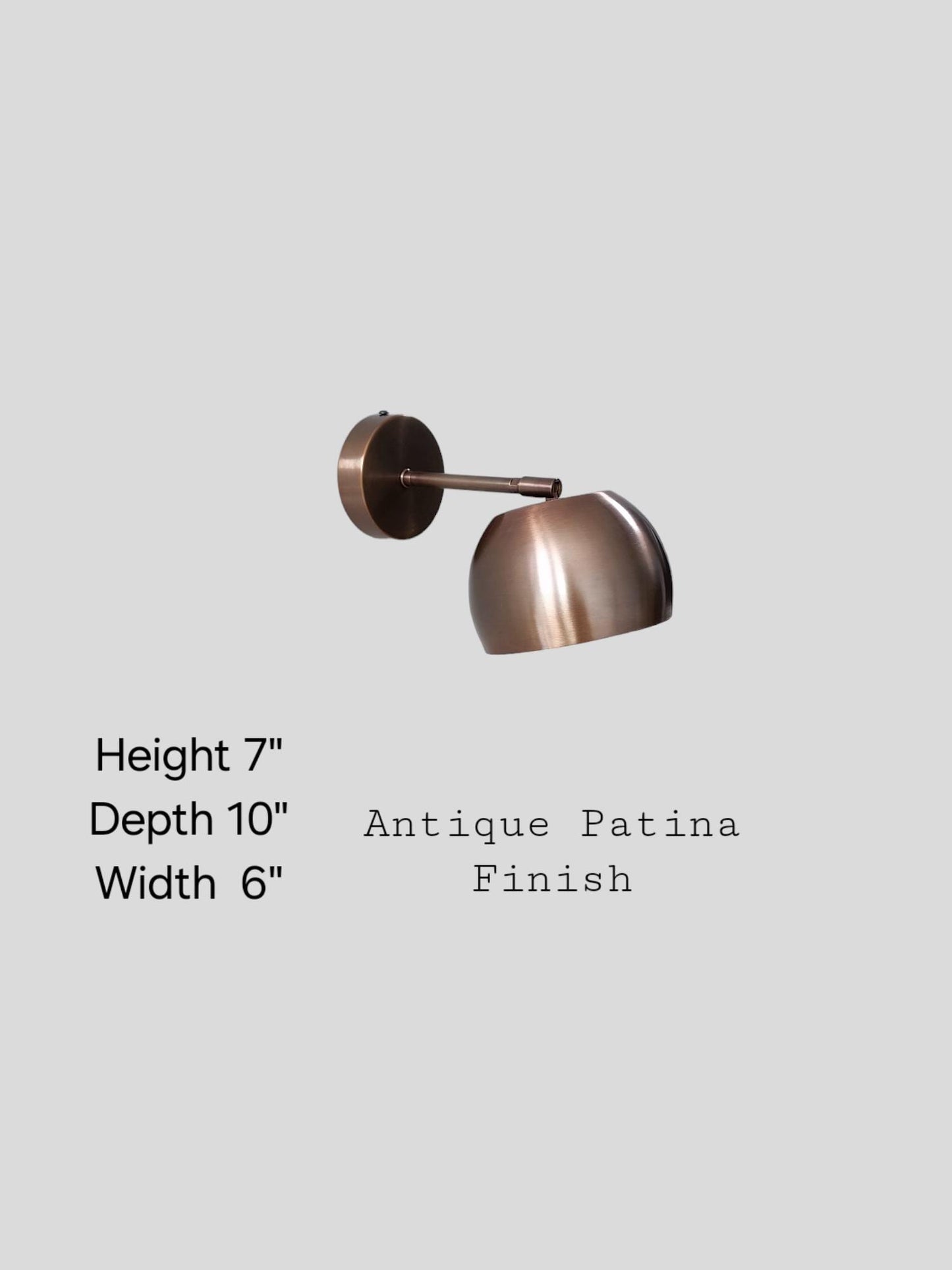 Single Bulb Light Brass Sputnik Pivot Wall Sconce Light Fixtures. Adjustable wall sconce
