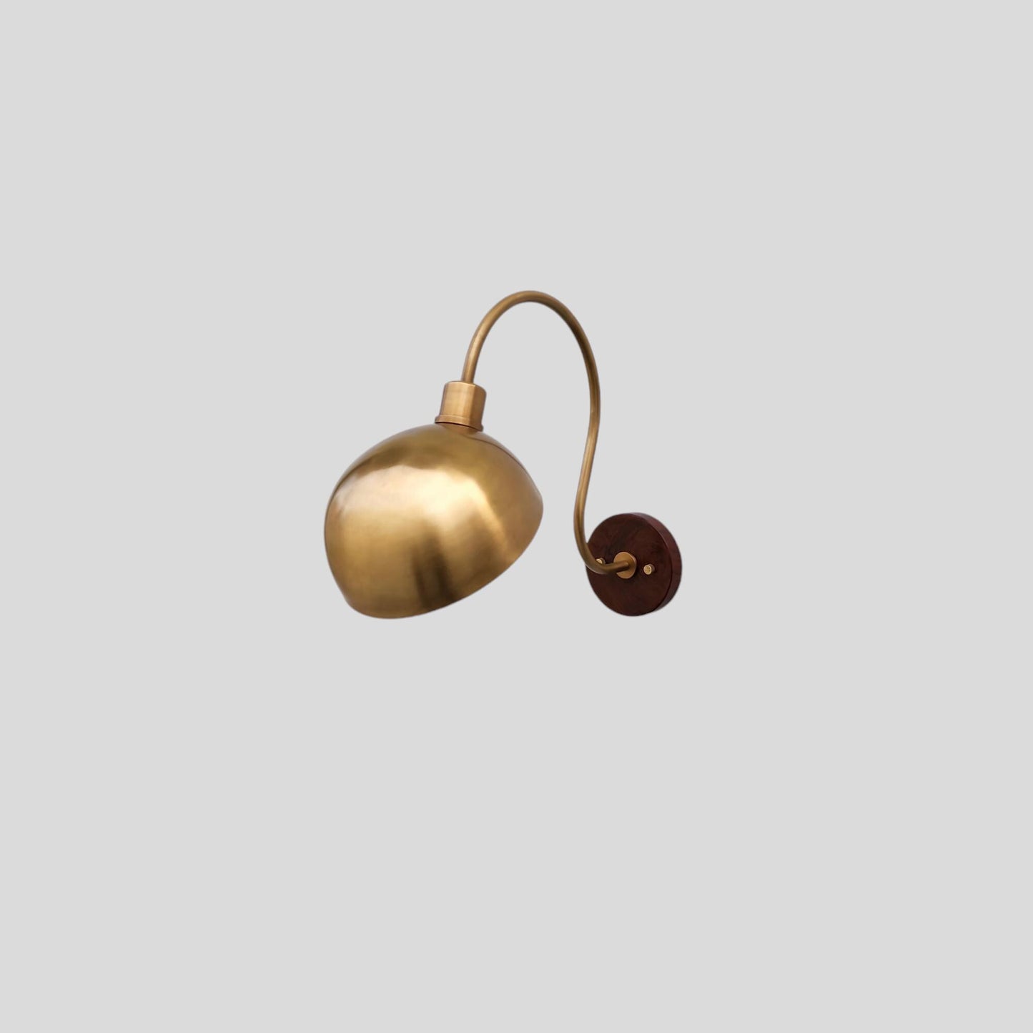 Single Light Articulated Sconce Mid-Century Modern Stilnovo Style Solid Brass Wall Sconces
