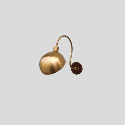 Single Light Articulated Sconce Mid-Century Modern Stilnovo Style Solid Brass Wall Sconces