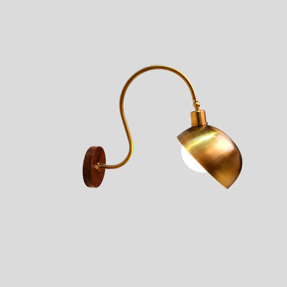 Single Light Articulated Sconce Mid-Century Modern Stilnovo Style Solid Brass Wall Sconces