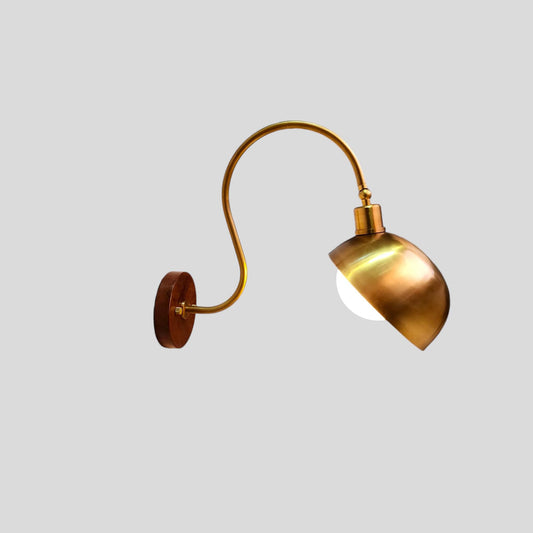 Single Light Articulated Sconce Mid-Century Modern Stilnovo Style Solid Brass Wall Sconces