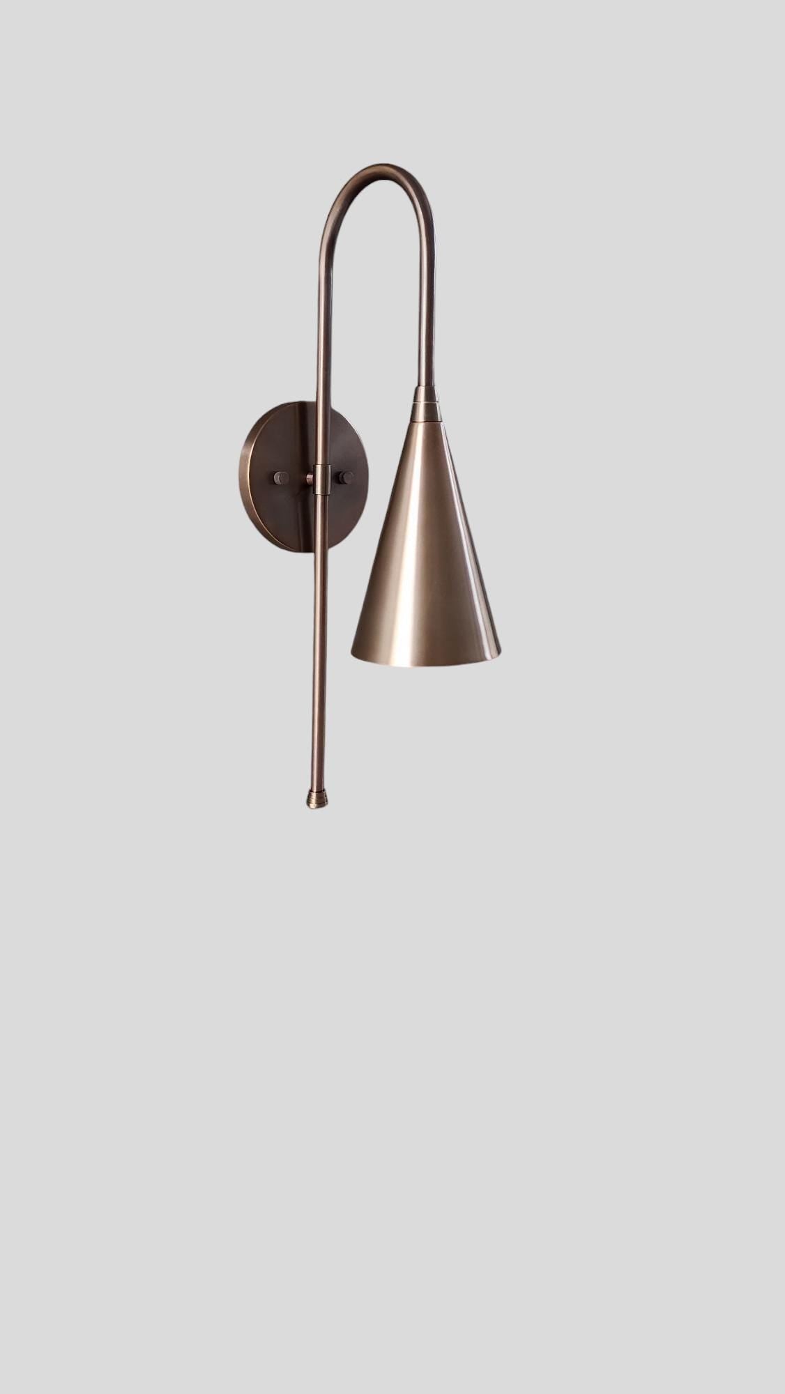 Italian Bedroom or living area wall sconces, Unique Handmade Brass Wall Sconce