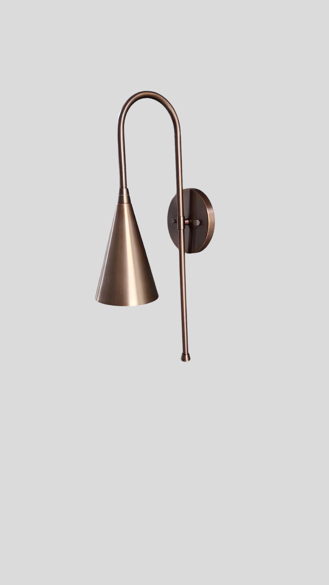Italian Bedroom or living area wall sconces, Unique Handmade Brass Wall Sconce
