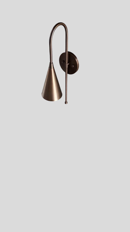 Italian Bedroom or living area wall sconces, Unique Handmade Brass Wall Sconce